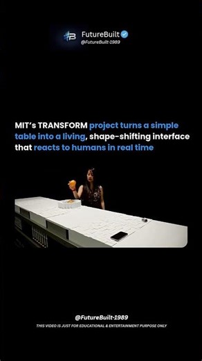 MIT’s Shape-Shifting Table That Reacts Like a Living Organism
