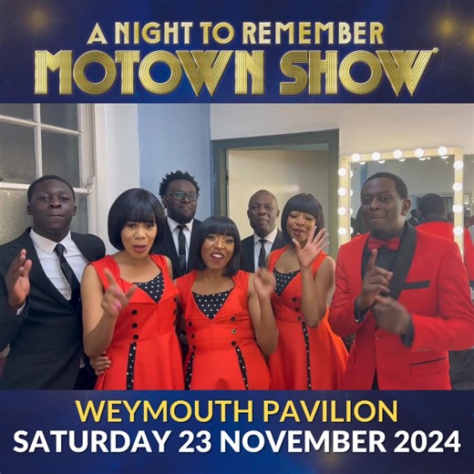 Get Ready For A Night To Remember ⭐️ Motown Show takes you back in time to 1960’s Detroit. Be prepared to relive the magic of Motown & the 60s hits that’ll have you dancing all night🎶 📱01305 783225 🎟https://weymouthpavilion.com/shows/night-to-remember-motown-show/ 🍽Pre-Show meals are available from 5pm in the Piano Bar, booking is advised. #Weymouth #Weymouthpavilion #Weymouthshows #Motown #Theatre | Weymouth Pavilion
