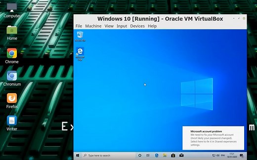 Linux系统下使用VirtualBox运行Windows系统