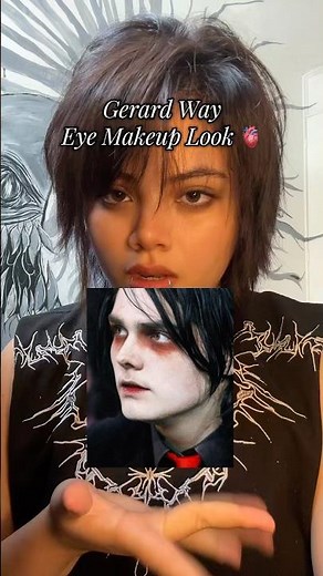 Gerard Way Makeup Look 🫀/ MY CHEMICAL ROMANCE MAKEUP LOOK