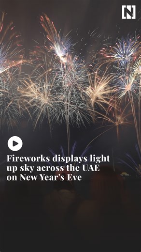 From Festival City in Dubai to Yas Bay in Abu Dhabi, fireworks displays lit up the UAE sky on New Year's Eve. | The National