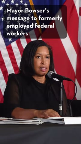 9.2K views · 202 reactions | My message to formerly employed federal workers: DC Government is going to do all that we can to help in your transition. We will navigate to the other side of this together. fedsupport.dc.gov | Mayor Bowser | Facebook