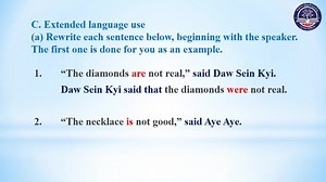 1.5K views · 112 reactions | Grade 9 English, Lesson 1(The Necklace)Exercises (စာမျက်နှာ ၅) (G9EN-Episode 2) | Myanmar Basic Education Home | Facebook