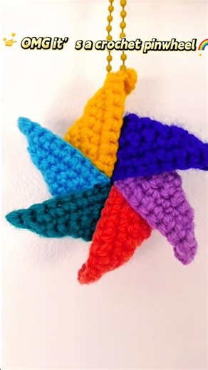 What Is This Crochet Turning Into? 😳 | Easy Crochet Flower Keychain (Free Pattern) #crochet