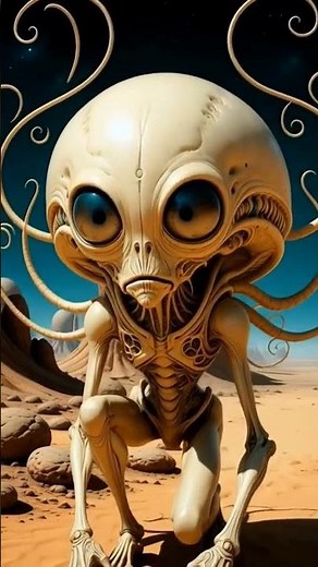 The alien monster turns into a beautiful girl. #alien, #beauty, #transformation, #beauty