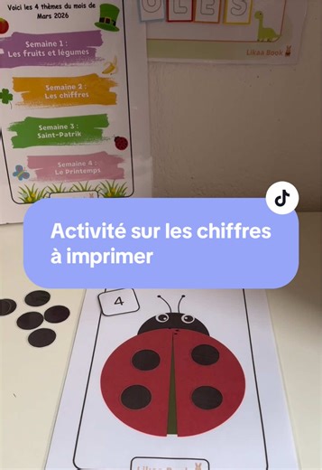 Si tu veux recevoir les activités de la semaine par mail, pense à t’inscrire à la newsletter 👉 Le lien est en bio #activiteenfant #tuto #chiffre #pdf #enfant