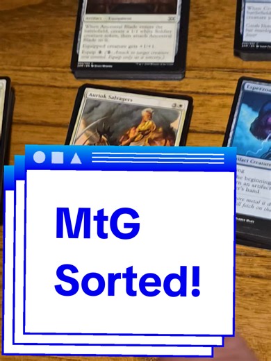 Scanning and Sorting Magic: The Gathering Cards