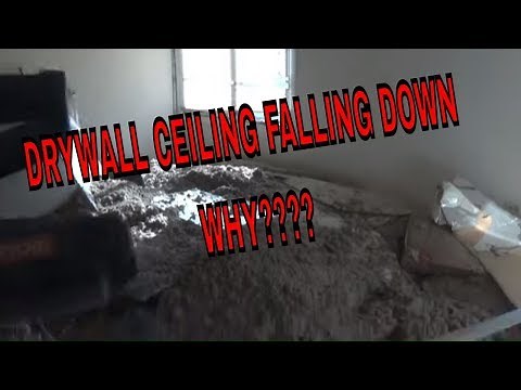 Collapsed drywall ceilings and why it happens.