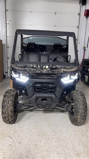 Lighting and wiring upgrades on the Defender Project! #canam #offroad #polaris #rzr #polarisranger #canamx3 #sxs #utv #atv #MDDP