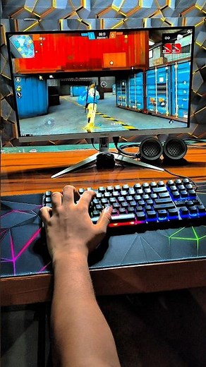 How I Play Free Fire on PC 🖥️ Handcam ⚡ 120 FPS Headshot Gameplay! 🔥