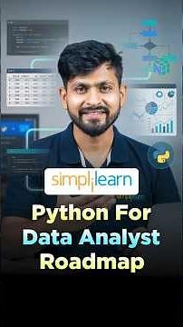 🔥Python Data Analyst Roadmap 2026 | Essential Skills and Career Path #shorts #simplilearn