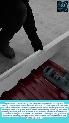 Best Roofing Profile tool for manual metal sheet cutting#toollife#tool