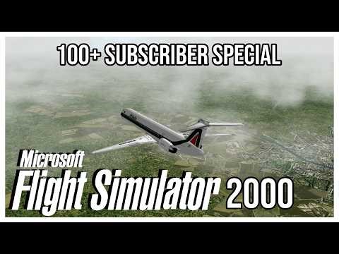 Rome (LIRF) to Nuremburg (EDDN) Flight Simulator 2000 LAGO MD80