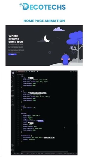 Best Home Page Animation 2025 💻✨ | Modern UI Design & Smooth Transitions