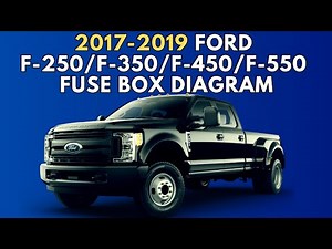 Fusebox Location & Diagrams: (2017/2018/2019) Ford F-250, F-350, F-450 & F-550 #fusebox