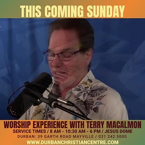 The time is almost here! Terry MacAlmon is coming tomorrow! He will be ministering at our 8AM and 10:30AM service. We will also be having special 6PM worship concert. #dcc #jesusdome #terrymacalmon #worship #praise | Durban Christian Centre Jesus Dome