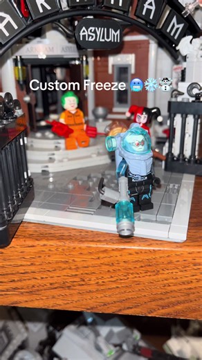 Custom Mr. Freeze LEGO Design for Batman Fans