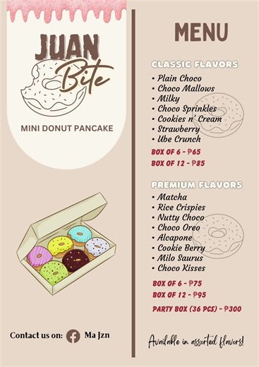 Delicious Mini Donut Flavors and Menu Ideas