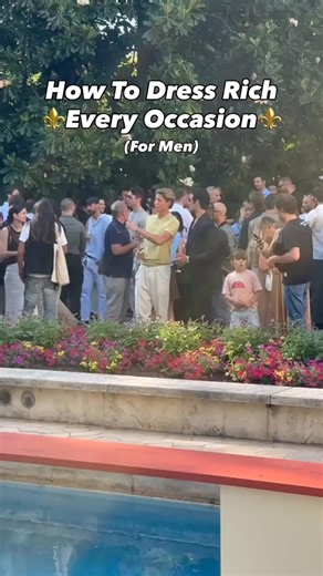 how to dress rich ✨every occasion (for men) #dress #fashion