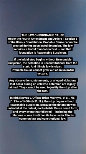 THE LAW ON PROBABLE CAUSE #prose #legal #law #court #police #traffic #shorts #short #youtubeshorts
