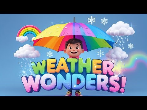 Weather Song for Kids ⛈️ | Learn Thunderstorms, Rainbows & Science