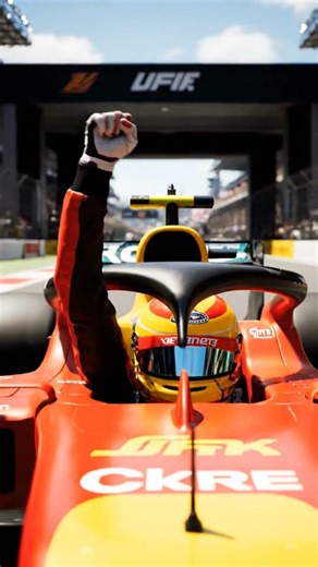 Make me a race car driver winning a Grand Prix #ai #video