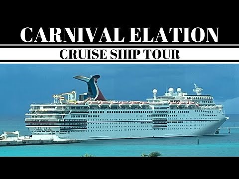 Carnival Elation Cruise Ship Tour 2022 & Ocean View Cabin Stateroom R206 Deck 4 Riviera