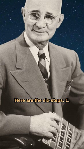 Napoleon Hill's 6-Step Formula: Write This Down Tonight and Watch What Happens