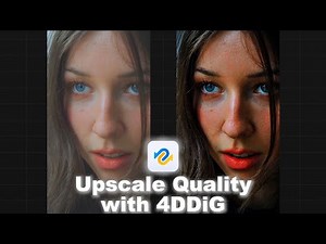 AI Video Enhancer 4DDiG — Enhance Video Quality to 4K