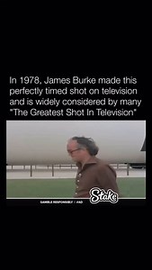 5.2M views · 40K reactions | In 1978, James Burke achieved “The Greatest Shot in Television” during his BBC series Connections. In the episode “The Trigger Effect,” he threw a stone in Kuwait, perfectly hitting a touch-sensitive lamp to turn it on as the sun set. Unrehearsed, the precisely timed, cinematic shot stunned viewers and crew, becoming a legendary moment in television history for its skill and luck. | Historyinmemes | Facebook