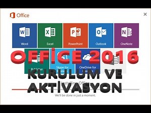Bilgisayara Office 2016 Kurulumu Yapma