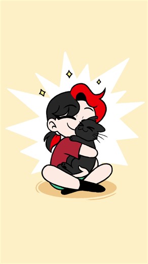 My love :p #animation #анимация #cat #oc #fyp | Animation