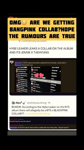 BTS X BLACKPINK collab in 2026😳#blackpink #bts #taennie #lizkook #viral #taehyung #jennie