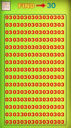 Can You Spot The Hidden Number 30 ? #shorts #youtubeshorts #shortsfeed #edm #love #yt