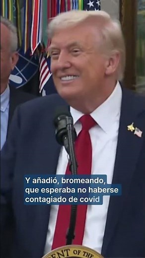 Trump al secretario Kennedy Jr.: "Espero que no me hayas contagiado de Covid"
