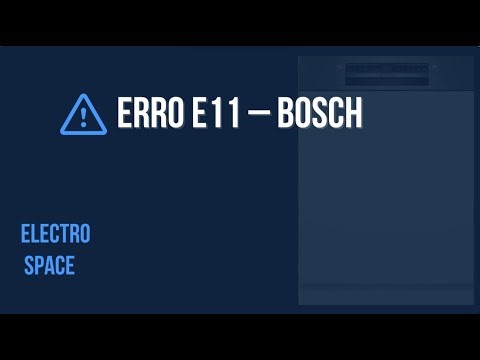 👉 Erro E11 – Bosch / Siemens – Não aquece nem seca a loiça (como resolver)