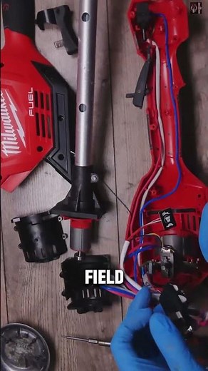 Milwaukee trimmer M18 not working repair powertools repair video garden
