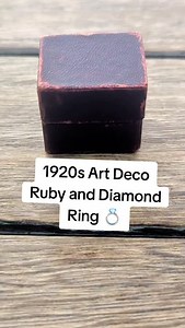 This Art Deco ring features a 1.03ct round ruby set in platinum with 16 single cut diamond accents – circa 1920s – sku: 200-13103 . . . #artdeco #1920s #rubyring | Levy's Fine Jewelry