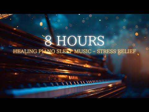 8 Hours Healing Piano Sleep Music – Stress Relief & Deep Relaxation