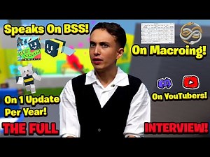 FULL ONETT INTERVIEW! Speaks On BSS, The Community, Natro Macro, Update Consistency & More! (RDC 25)