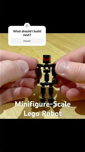 Minifigure-Scale Lego Robot #lego #shorts