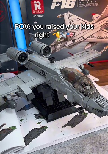 Wait until the end… 🫡 #lego #jet #aviator #plane #usa | LEGO