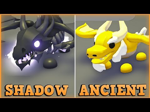 Ancient Dragon vs Shadow Dragon Comparing - Adopt Me Roblox