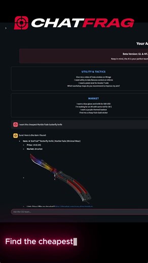 Cheapest Marble Fade in CS2