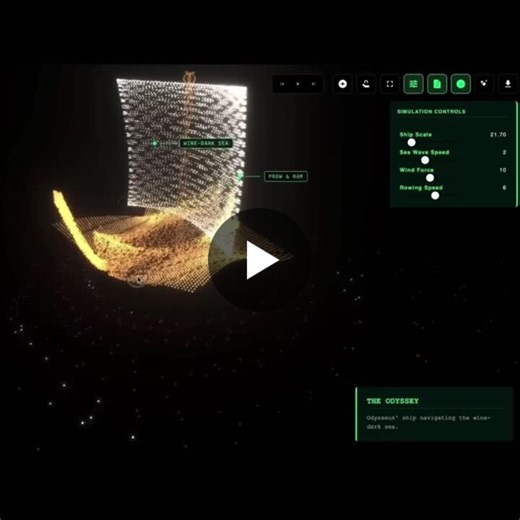 #ai #threejs #particlesimulation #realtimegraphics #creativecoding #generativeai #xr #datavisualization #aiinsights #xrinsights | Ulrich Buckenlei | 14 comments