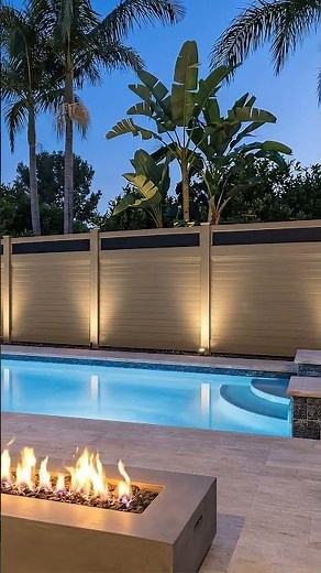 Modern Horizontal Fence Design #Shorts