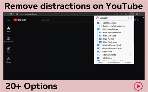 Watch YouTube Distraction Free with Unhook Extension - Educators Technology
