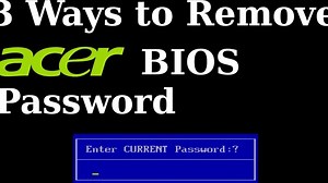 How to Clear/Remove Acer Bios Password