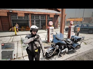 Gta 5 LSPDFR Let's Play As a Female State Tropper - Electra Glide Patrol In Highway!