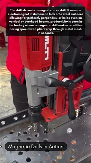 New Magnetic Drill in Action